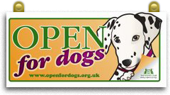 Open for Dogs. The Prince Regent welcomes dogs